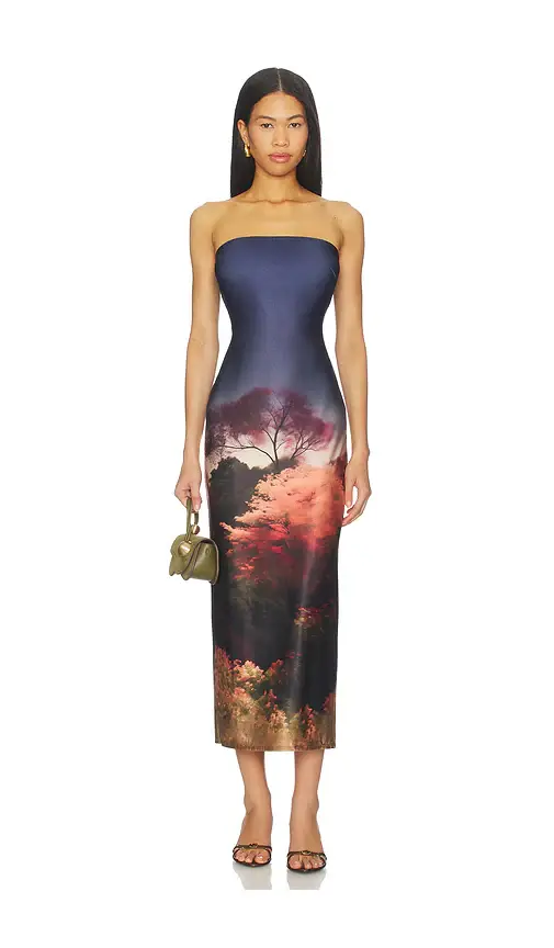 Katie May Enigma Strapless Slim Midi Dress | Image 1 Katie May Enigma Strapless Slim Midi Dress | Image 1