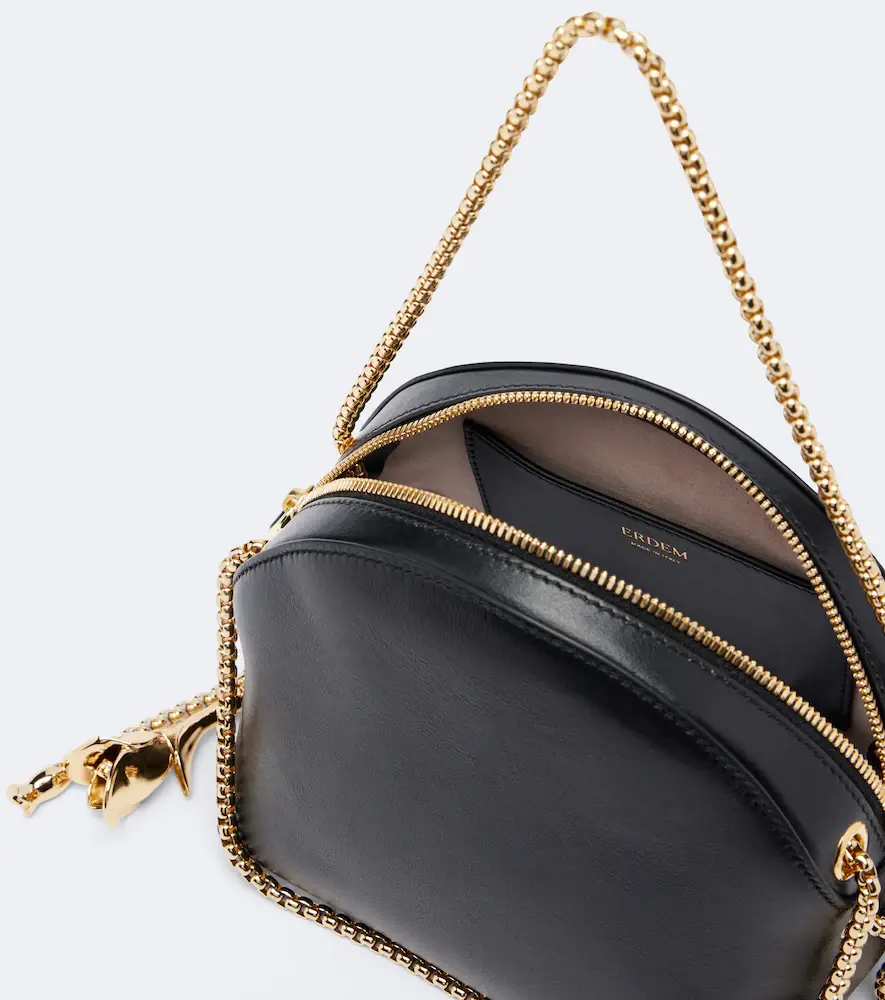 Erdem Flora leather top-handle bag | Thumbnail 2 Erdem Flora leather top-handle bag | Thumbnail 2