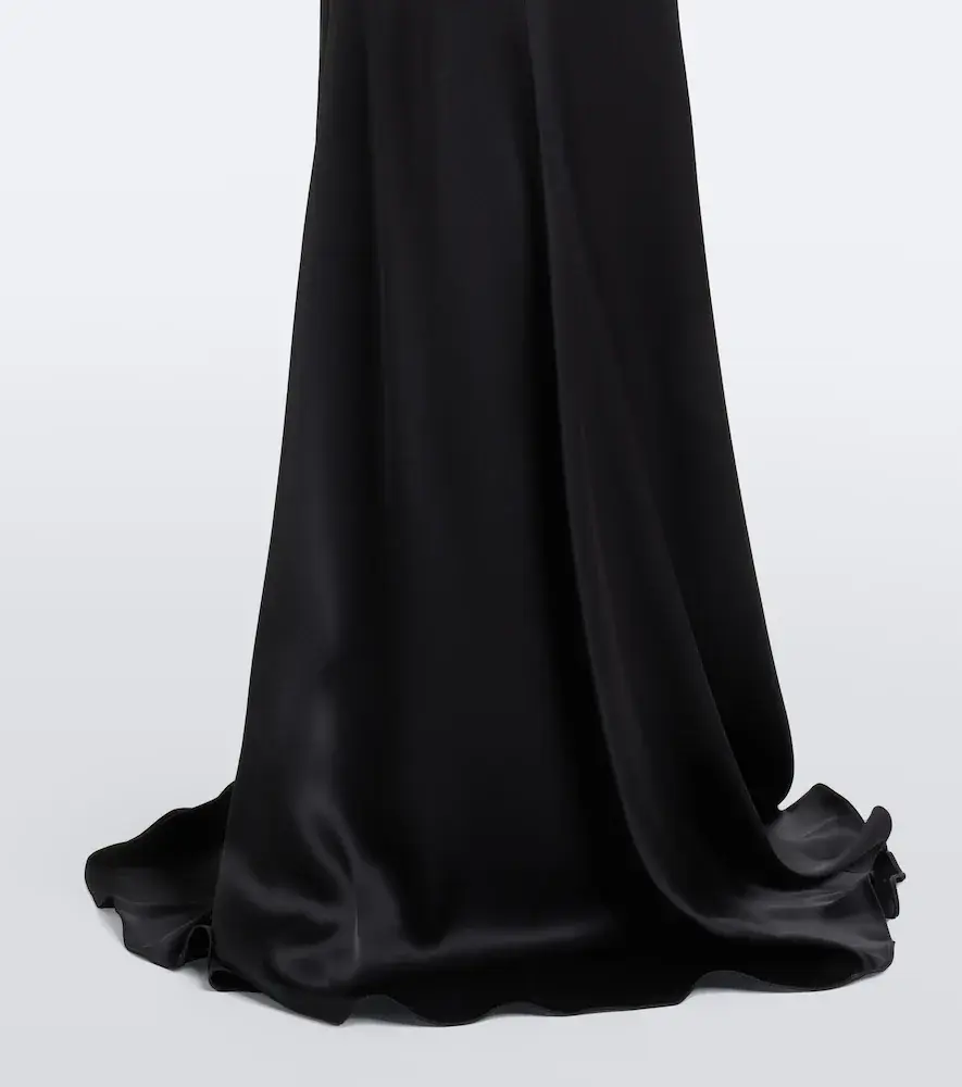 David Koma Embellished halterneck satin gown | Thumbnail 4