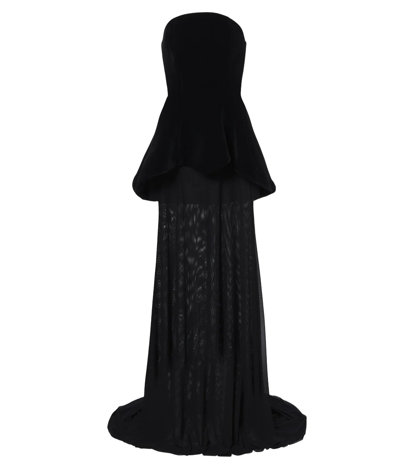 Peplum strapless gown Peplum strapless gown
