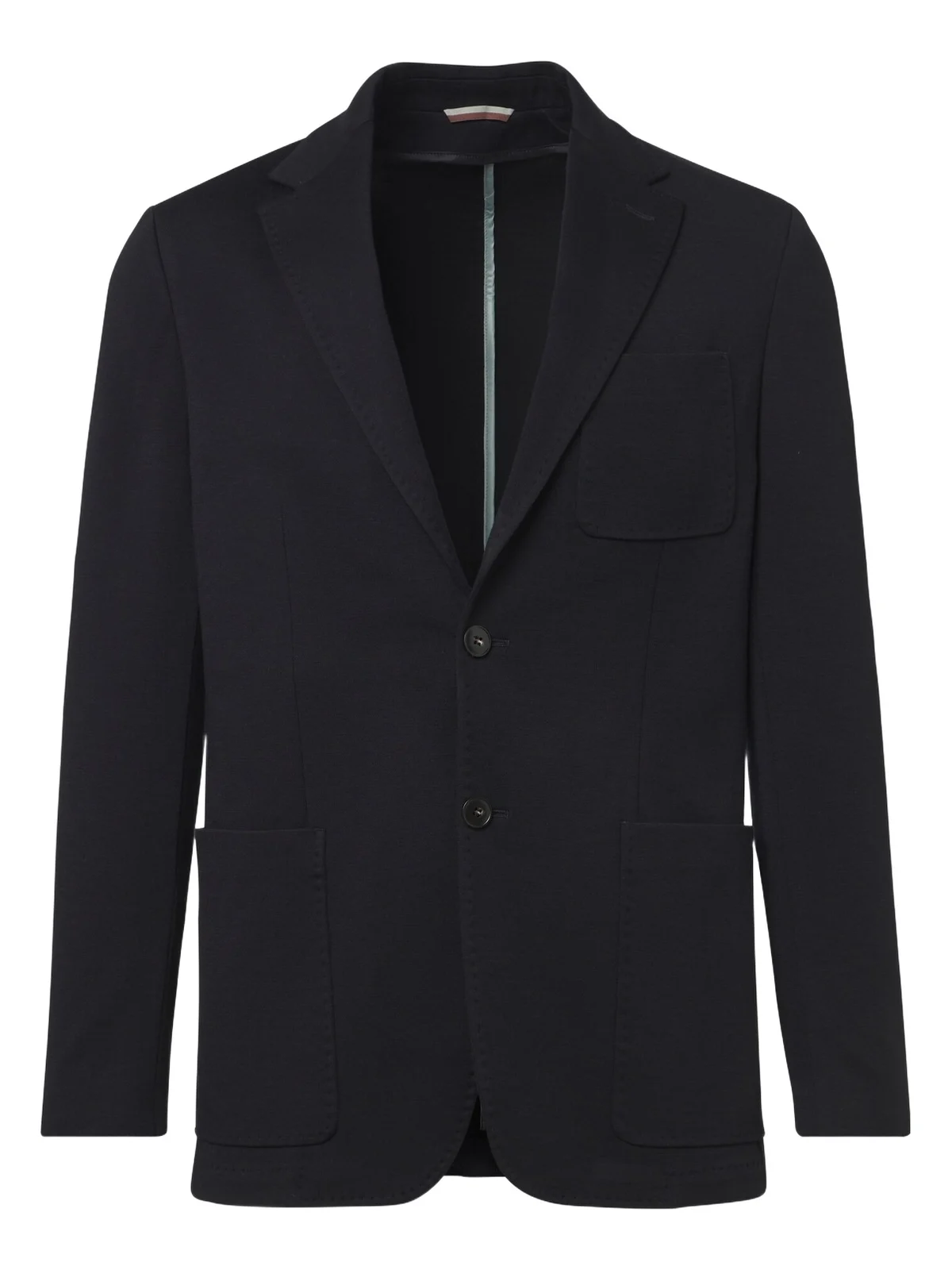 Single-breasted wool blazer