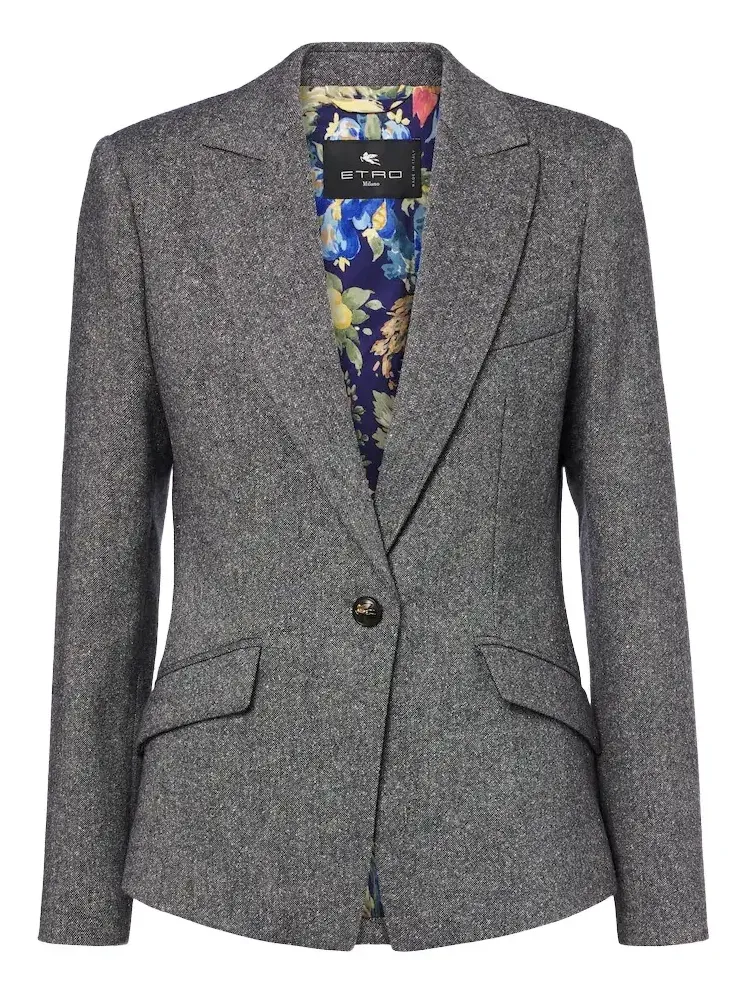 Wool and silk-blend blazer Wool and silk-blend blazer