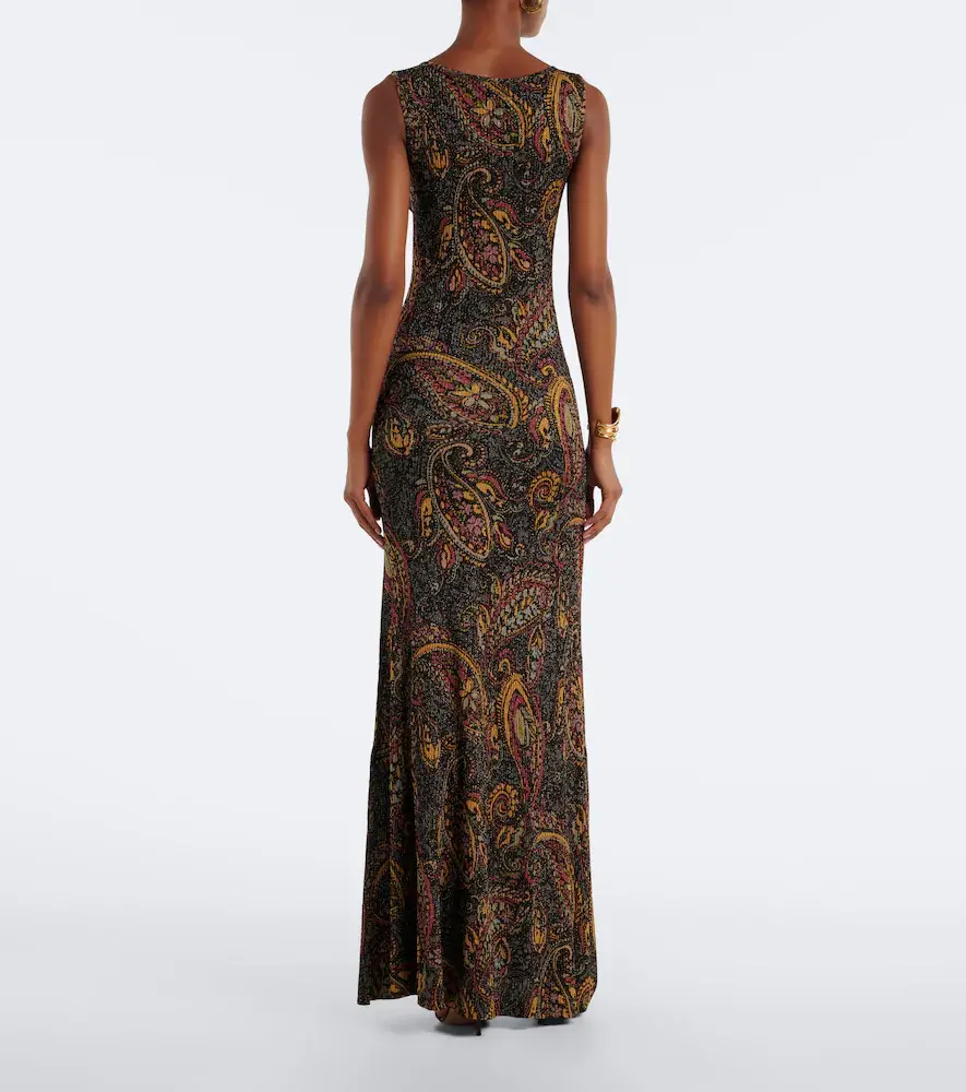 Etro Printed ribbed-knit maxi dress | Thumbnail 5 Etro Printed ribbed-knit maxi dress | Thumbnail 5