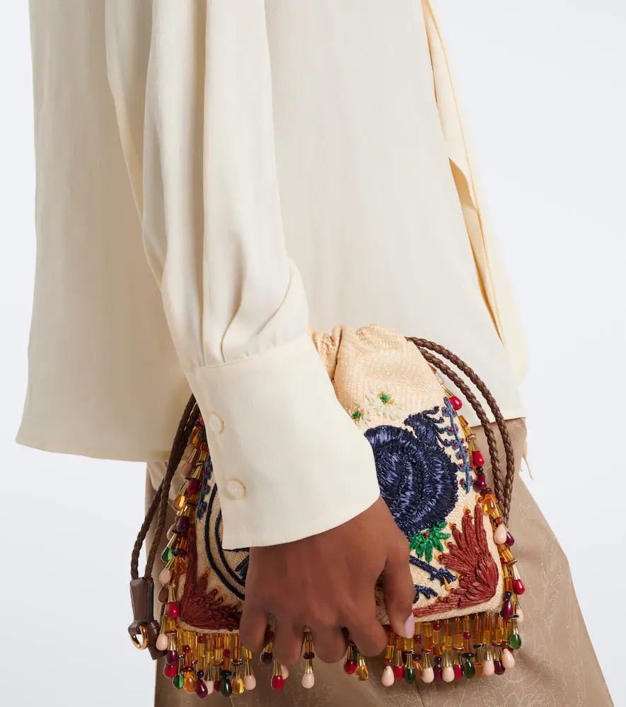 Etro Jacquard georgette blouse | Thumbnail 3 Etro Jacquard georgette blouse | Thumbnail 3