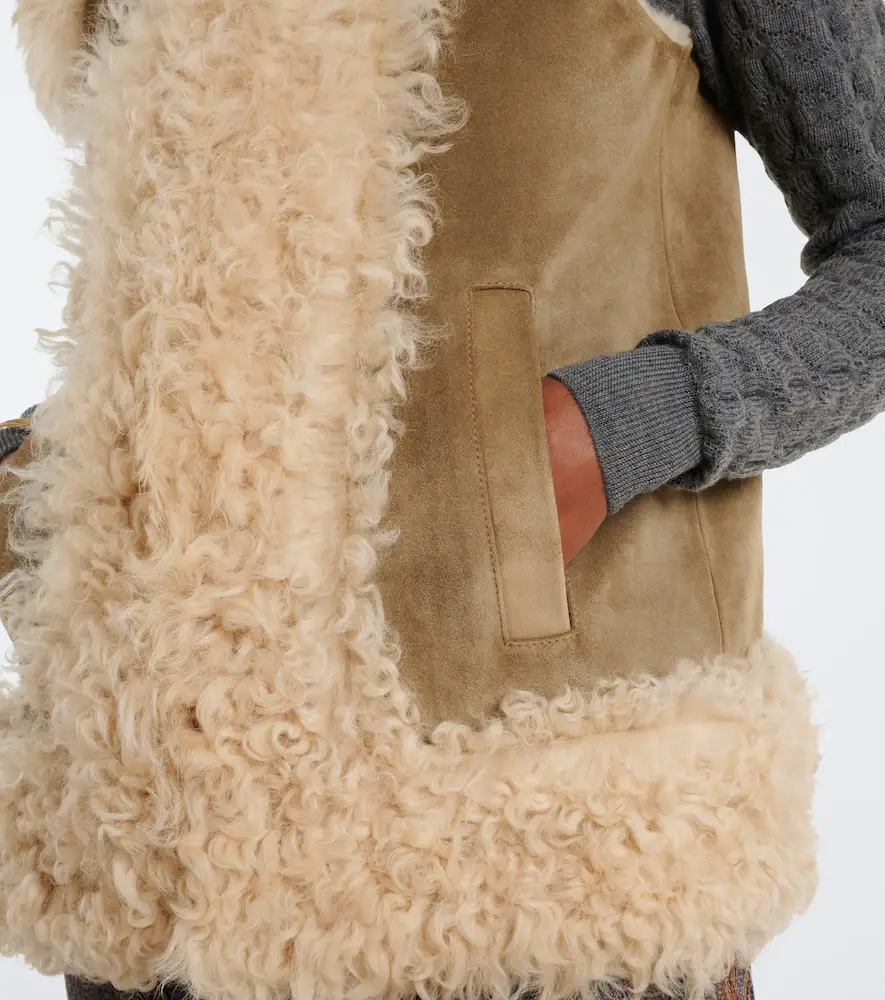 Etro Shearling-lined embroidered vest | Thumbnail 2 Etro Shearling-lined embroidered vest | Thumbnail 2