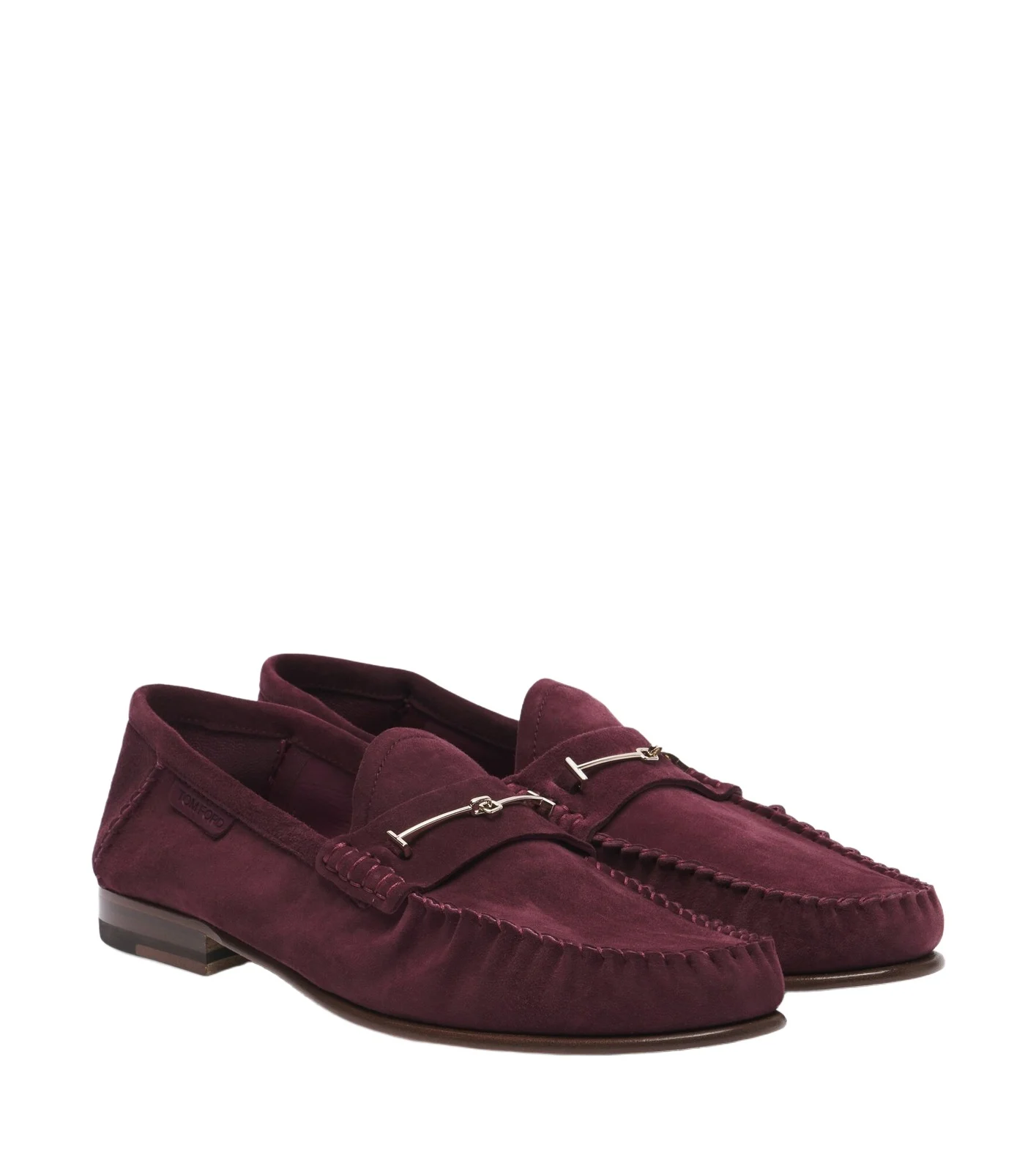 Suede penny loafers