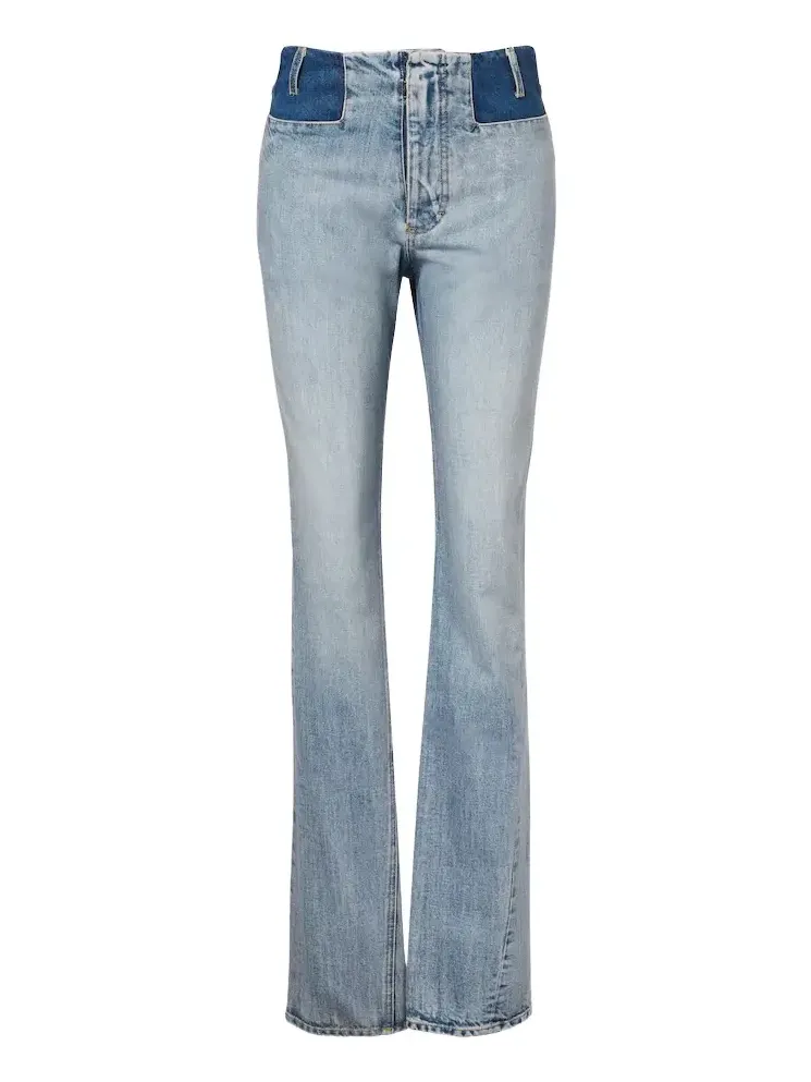 Mid-rise straight jeans Mid-rise straight jeans
