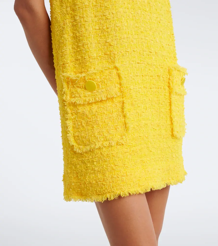 Dolce & Gabbana Cotton-blend tweed minidress | Thumbnail 4