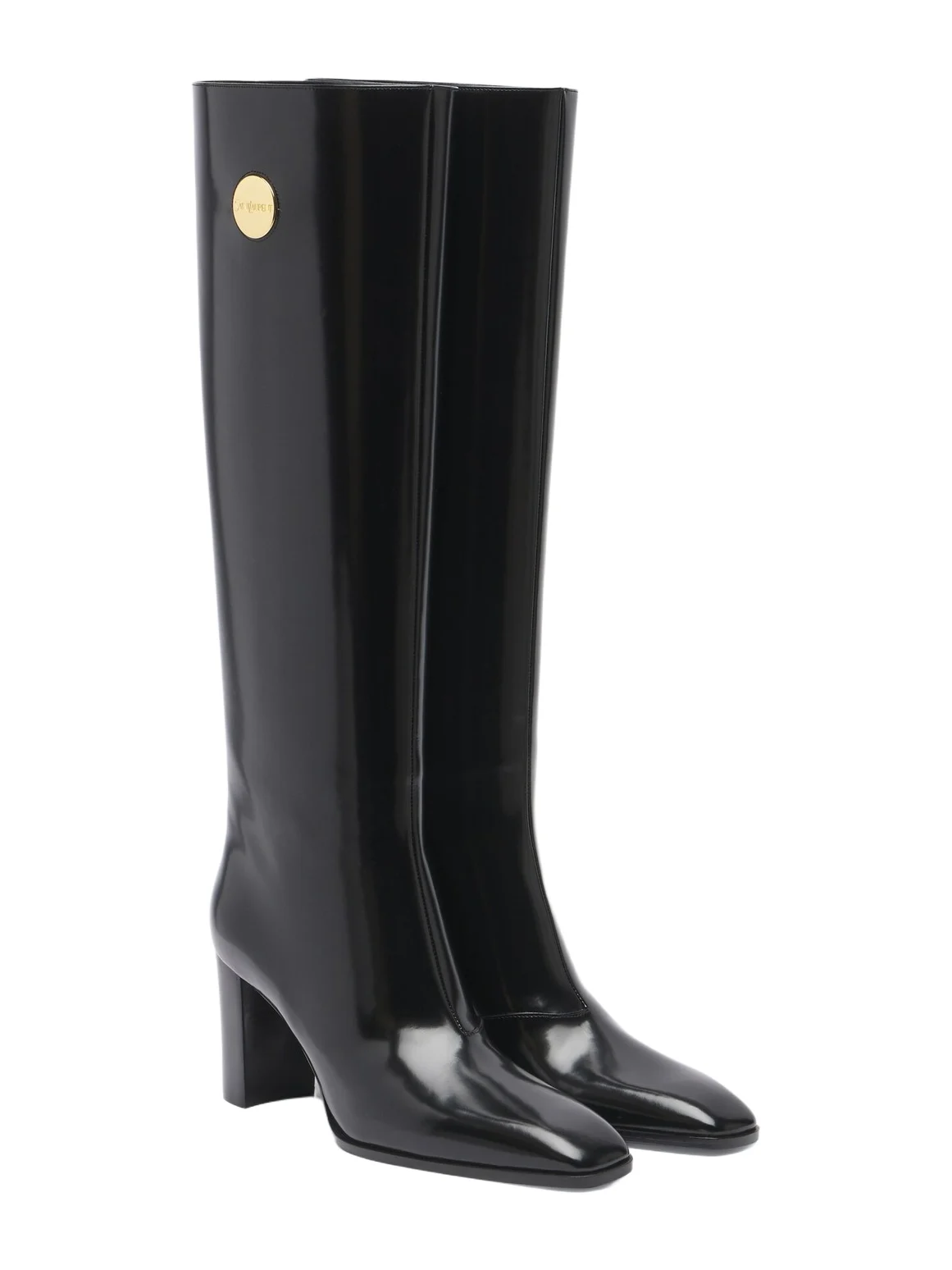 Saint Laurent Louis leather knee-high boots