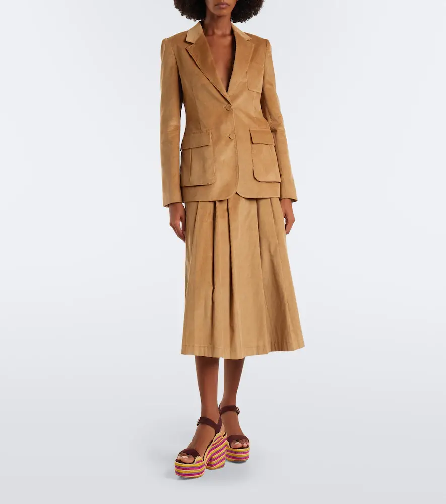 Gabriela Hearst Sardis suede and raffia platform sandals | Thumbnail 5 Gabriela Hearst Sardis suede and raffia platform sandals | Thumbnail 5