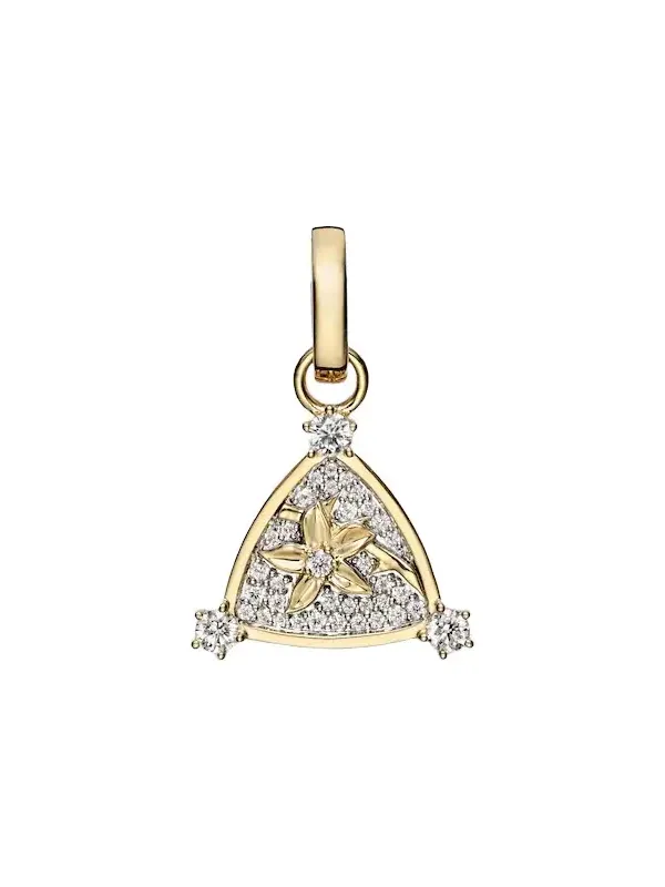 Resilience Blossoms 18kt gold pendant with diamonds Resilience Blossoms 18kt gold pendant with diamonds