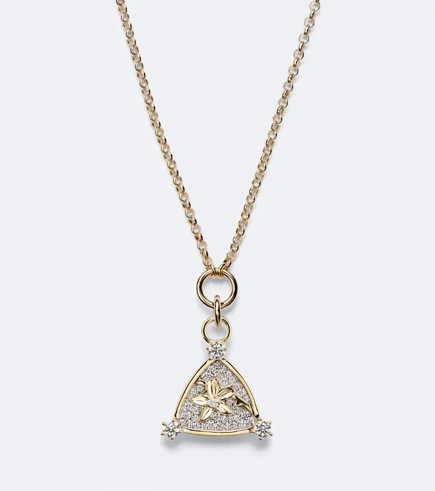 Foundrae Resilience Blossoms 18kt gold pendant necklace with diamonds | Thumbnail 3 Foundrae Resilience Blossoms 18kt gold pendant necklace with diamonds | Thumbnail 3