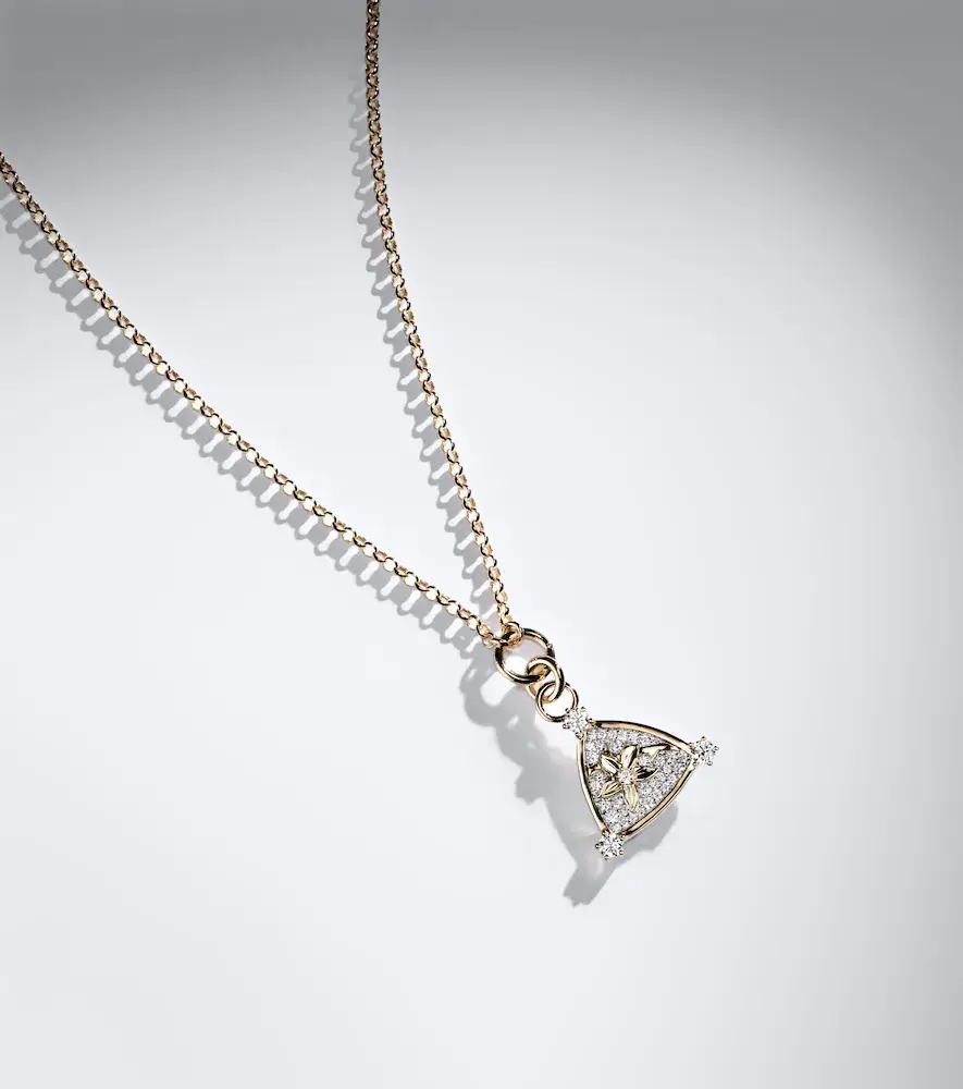 Foundrae Resilience Blossoms 18kt gold pendant necklace with diamonds | Thumbnail 5 Foundrae Resilience Blossoms 18kt gold pendant necklace with diamonds | Thumbnail 5