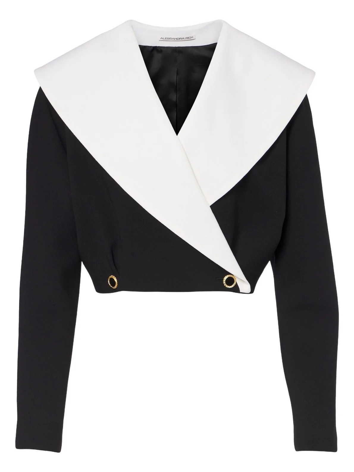Double-breasted wool-blend crêpe jacket