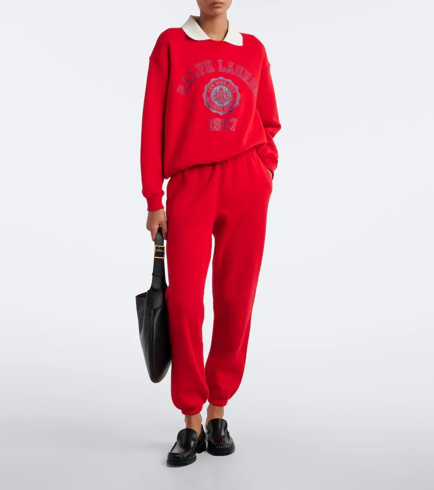 Polo Ralph Lauren Printed layered cotton-blend sweatshirt | Thumbnail 3 Polo Ralph Lauren Printed layered cotton-blend sweatshirt | Thumbnail 3