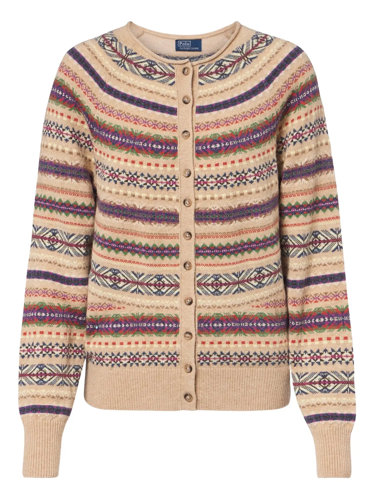 Fair Isle jacquard wool-blend cardigan Fair Isle jacquard wool-blend cardigan