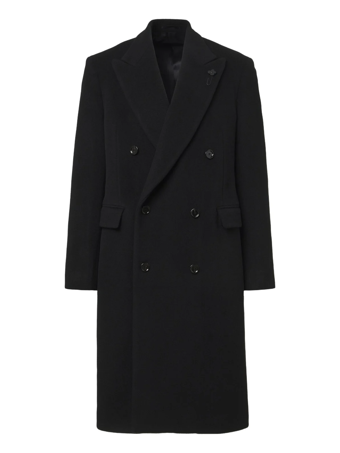 Double-breasted virgin wool coat Double-breasted virgin wool coat