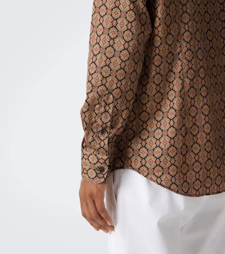 Etro Printed cotton poplin shirt | Thumbnail 6 Etro Printed cotton poplin shirt | Thumbnail 6