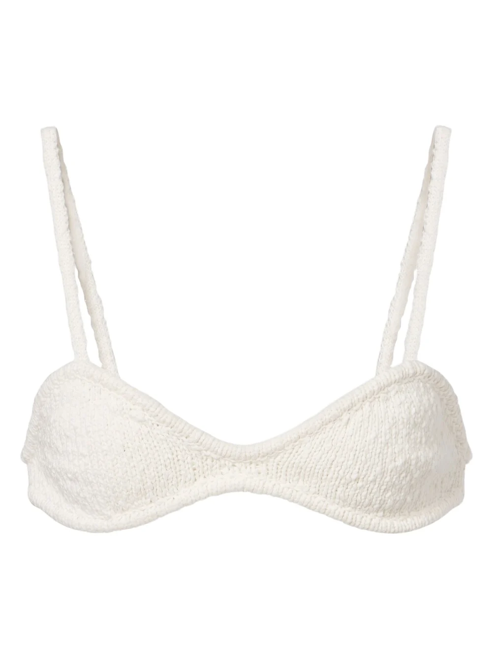 Aya Muse Kena knitted cotton bra top