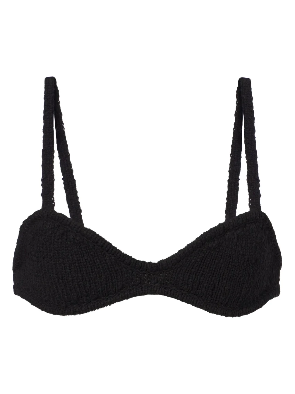 Aya Muse Kena knitted cotton bra top