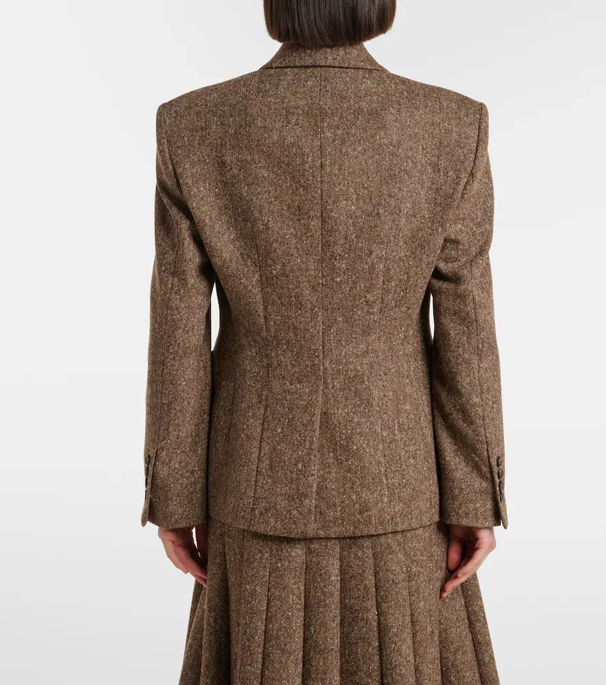 Brunello Cucinelli Double-breasted wool-blend jacket | Thumbnail 6 Brunello Cucinelli Double-breasted wool-blend jacket | Thumbnail 6