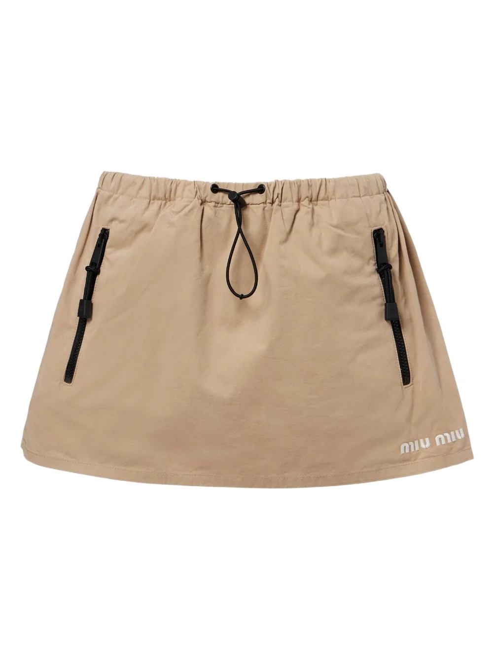 Cotton gabardine miniskirt Cotton gabardine miniskirt
