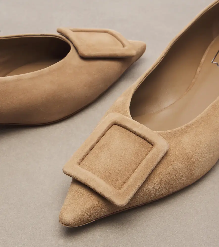 Roger Vivier Viv' in The City suede ballet flats | Thumbnail 4 Roger Vivier Viv' in The City suede ballet flats | Thumbnail 4