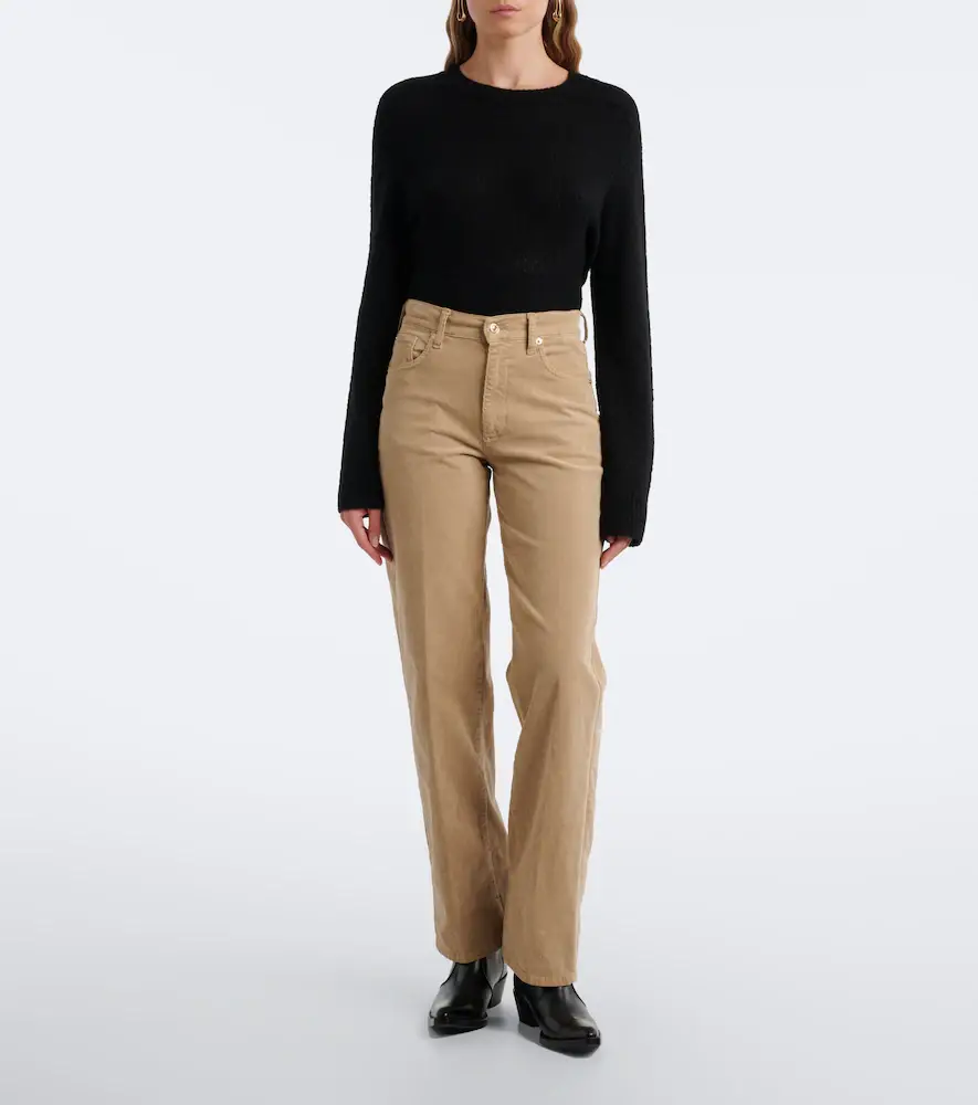 7 For All Mankind Stovepipe cotton-blend corduroy straight pants | Thumbnail 2 7 For All Mankind Stovepipe cotton-blend corduroy straight pants | Thumbnail 2