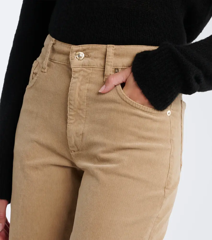7 For All Mankind Stovepipe cotton-blend corduroy straight pants | Thumbnail 3 7 For All Mankind Stovepipe cotton-blend corduroy straight pants | Thumbnail 3