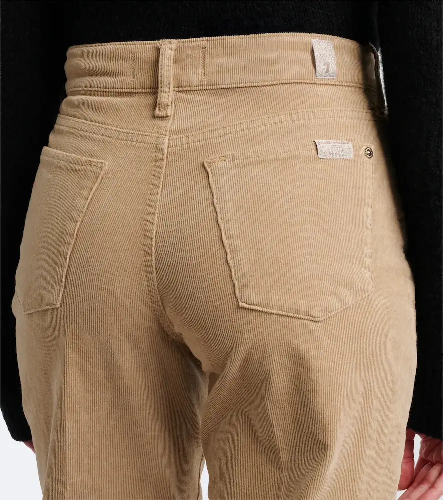 7 For All Mankind Stovepipe cotton-blend corduroy straight pants | Thumbnail 5 7 For All Mankind Stovepipe cotton-blend corduroy straight pants | Thumbnail 5