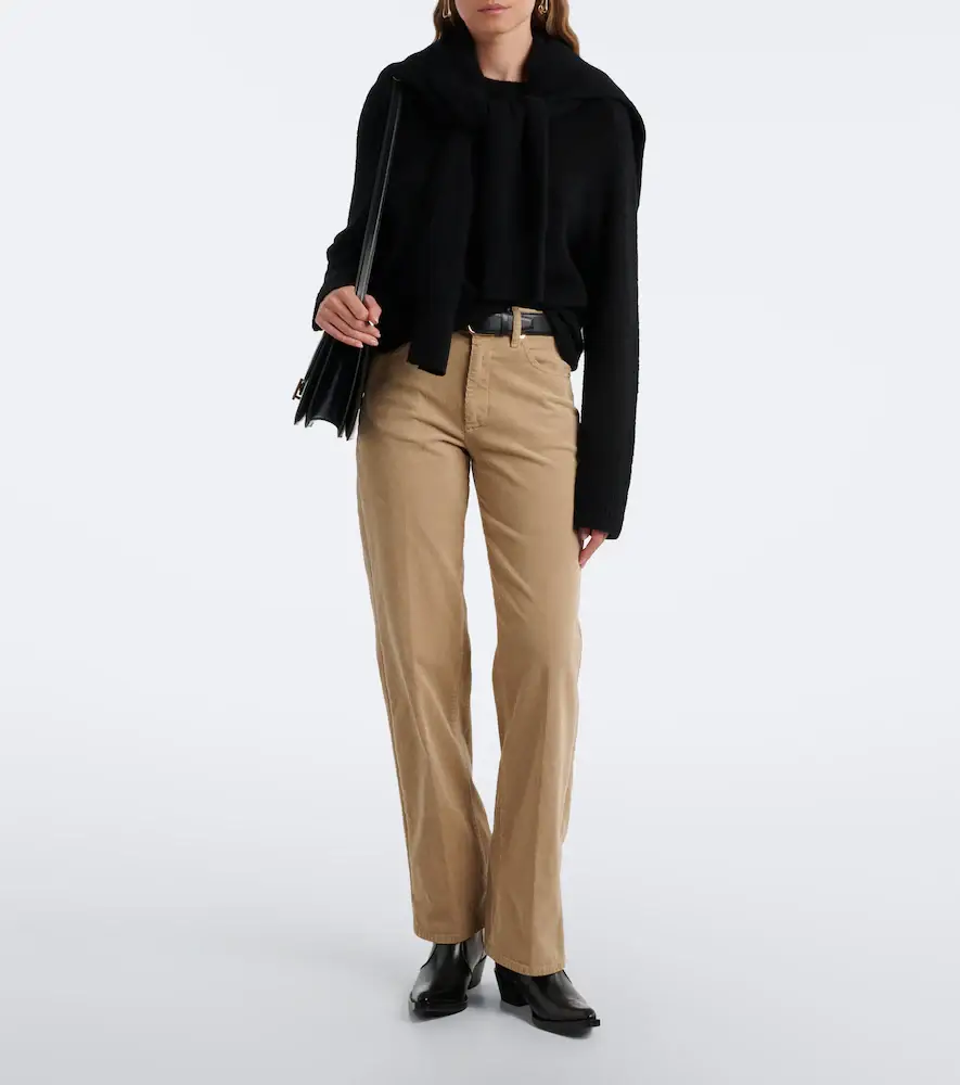7 For All Mankind Stovepipe cotton-blend corduroy straight pants | Thumbnail 7 7 For All Mankind Stovepipe cotton-blend corduroy straight pants | Thumbnail 7