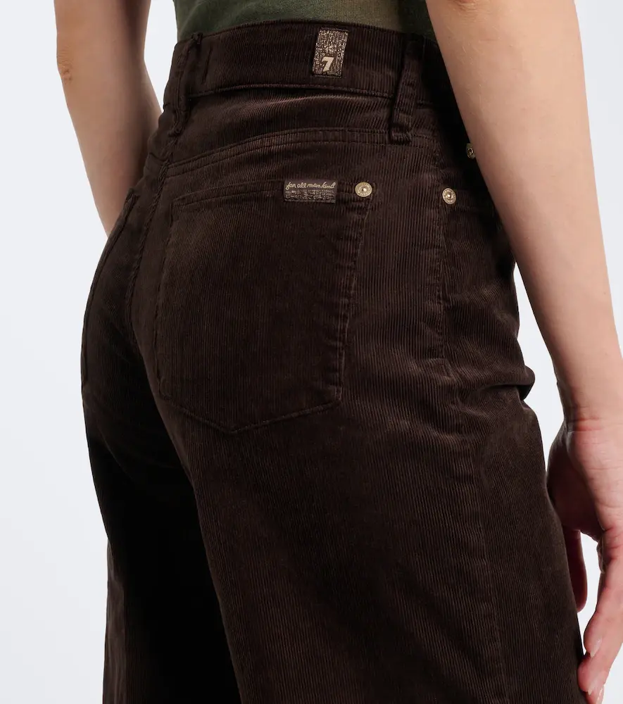 7 For All Mankind Lotta cotton-blend corduroy flared pants | Thumbnail 6 7 For All Mankind Lotta cotton-blend corduroy flared pants | Thumbnail 6