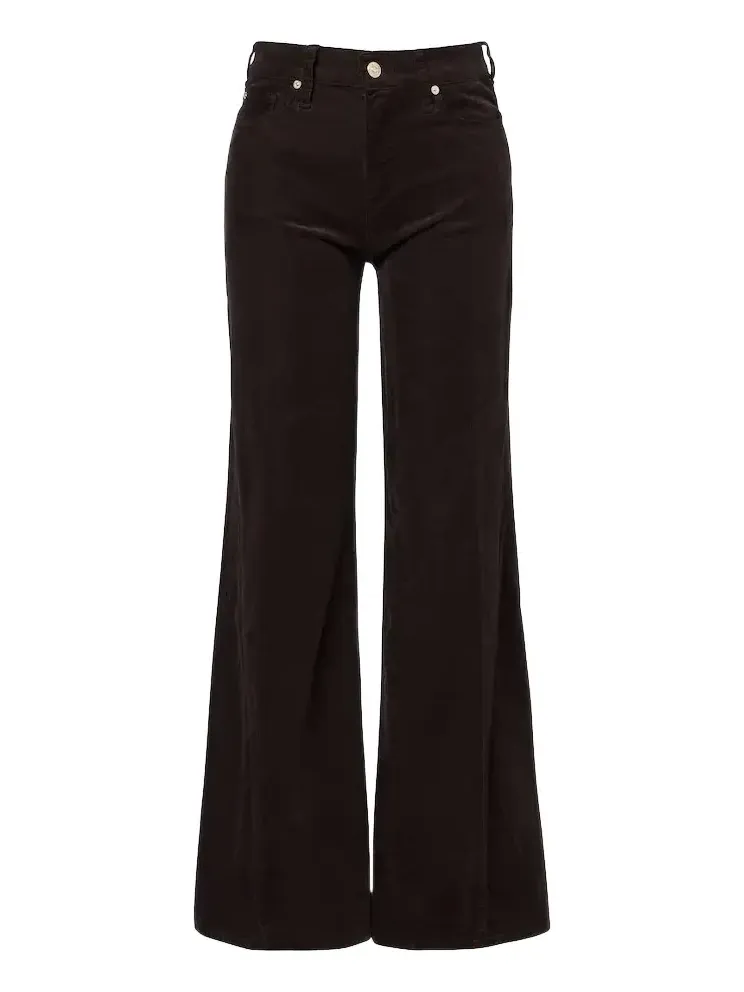 Lotta cotton-blend corduroy flared pants Lotta cotton-blend corduroy flared pants
