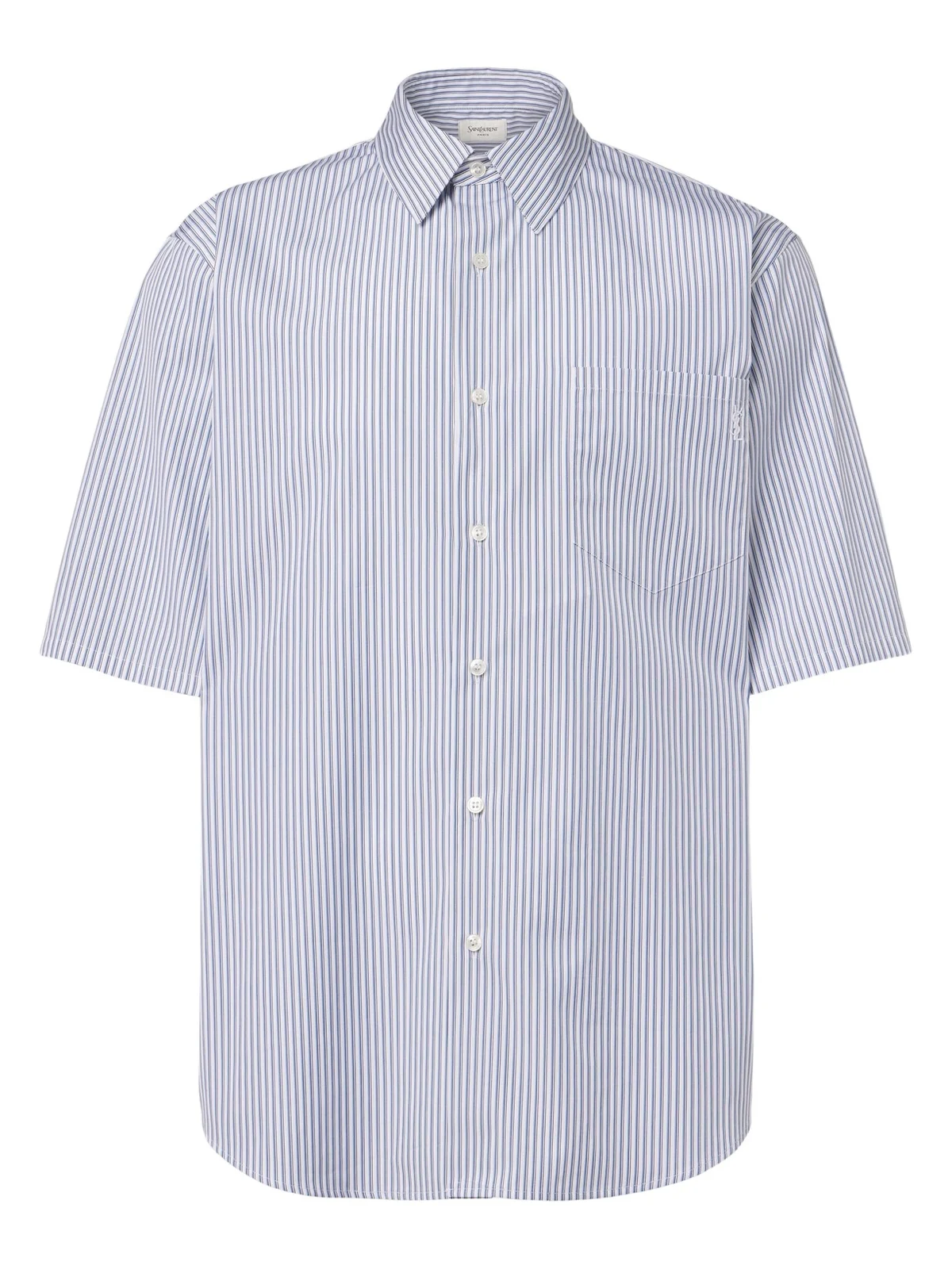 Saint Laurent Cassandre striped cotton shirt