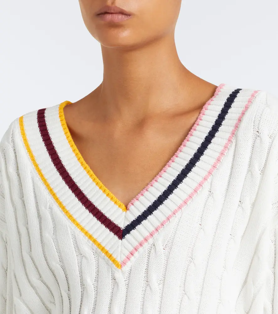 The Upside Josette cable-knit cotton sweater | Thumbnail 4 The Upside Josette cable-knit cotton sweater | Thumbnail 4