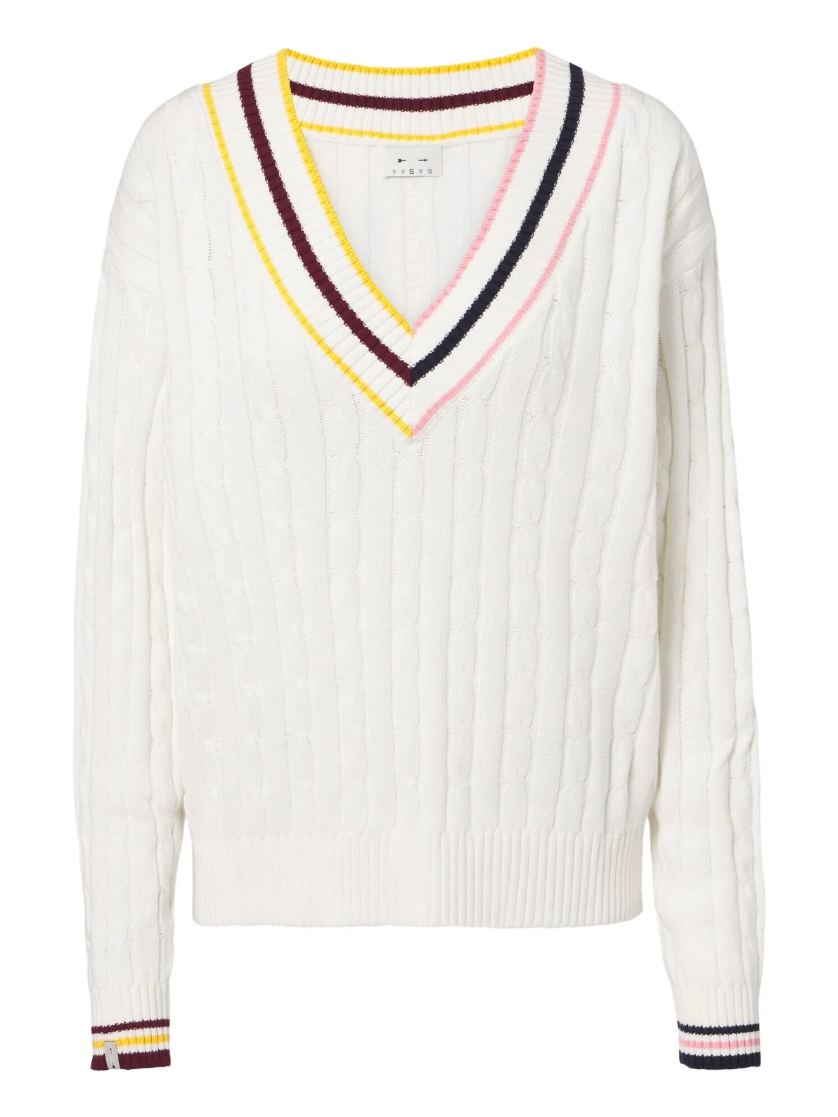 Josette cable-knit cotton sweater