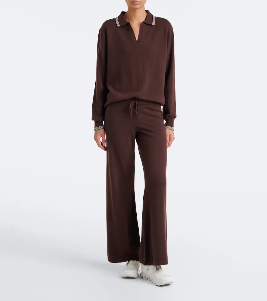 The Upside Coco Luna cashmere-blend polo sweater | Thumbnail 2