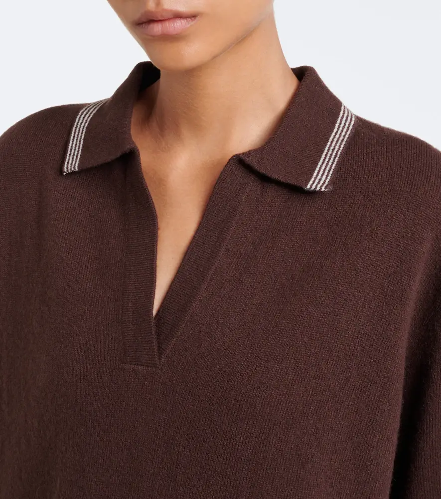 The Upside Coco Luna cashmere-blend polo sweater | Thumbnail 6