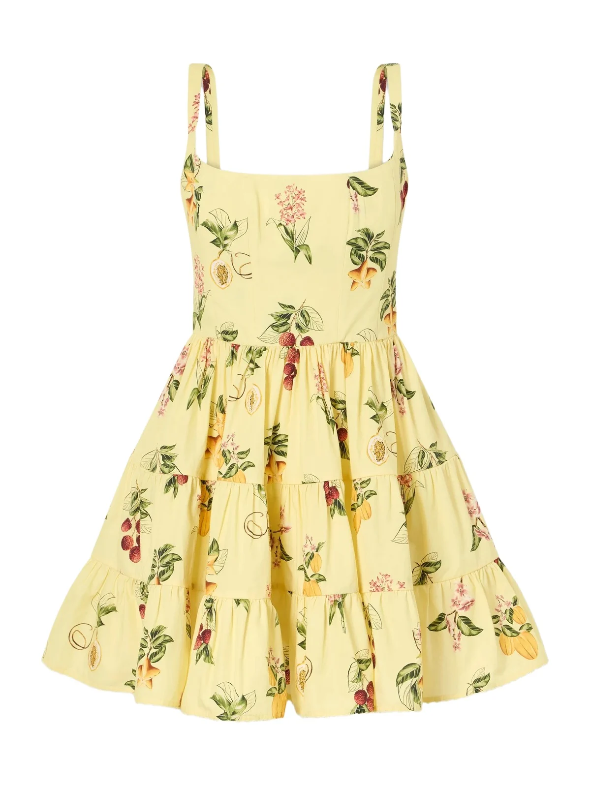 Granadilla Tiered Floral-print Cotton-poplin Mini Dress Granadilla Tiered Floral-print Cotton-poplin Mini Dress