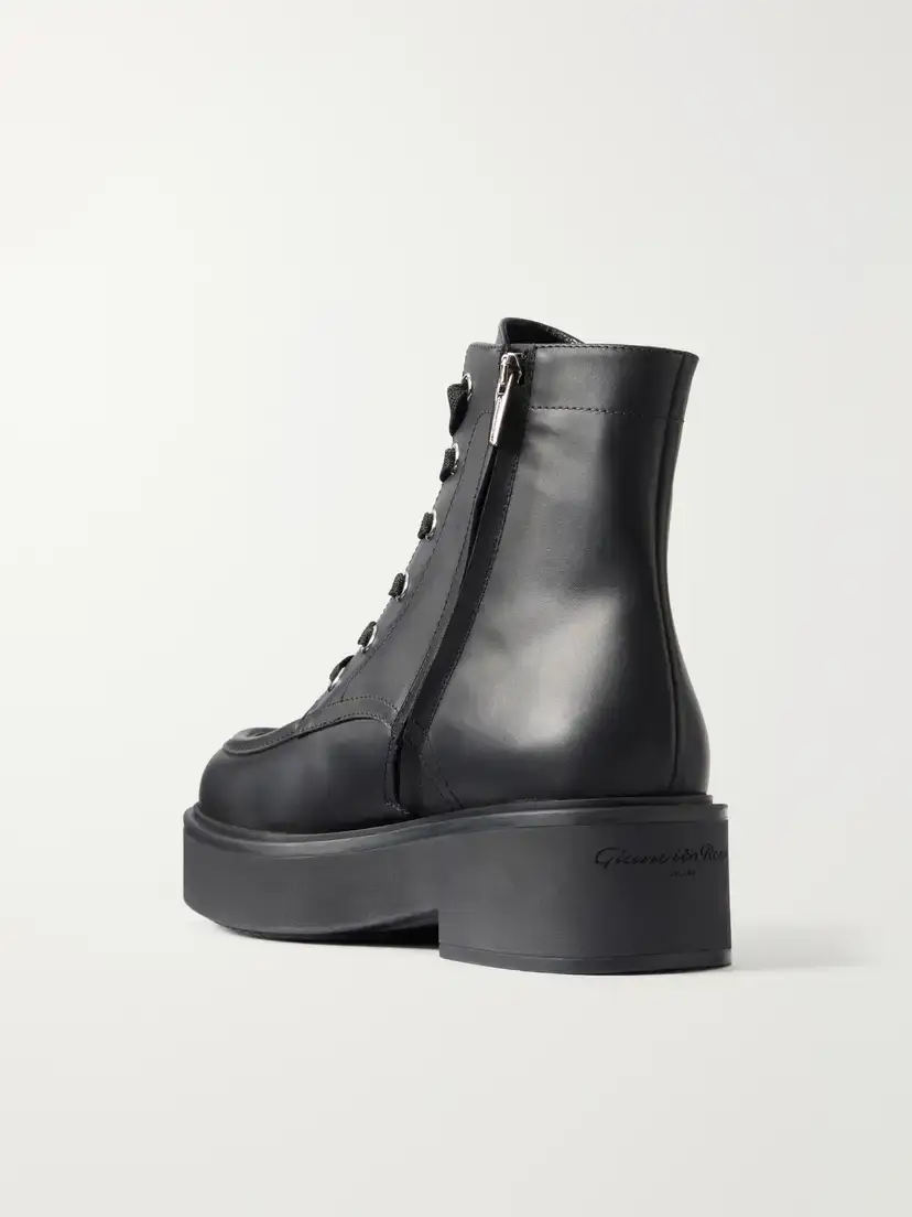Gianvito Rossi 20 Leather Ankle Boots | Thumbnail 3 Gianvito Rossi 20 Leather Ankle Boots | Thumbnail 3