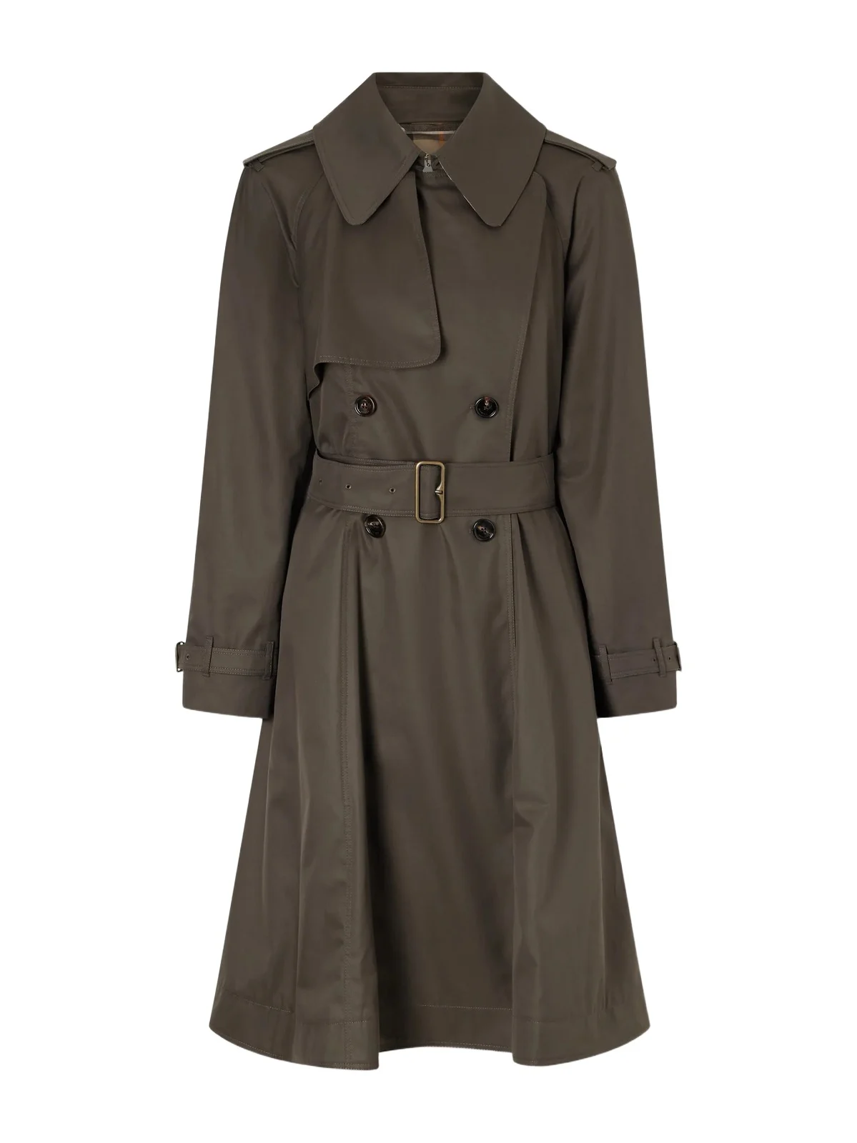 Burberry Pembury Belted Cotton-gabardine Trench Coat