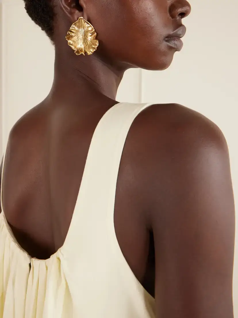 Cult Gaia Iris Gold-tone Earrings | Thumbnail 2 Cult Gaia Iris Gold-tone Earrings | Thumbnail 2