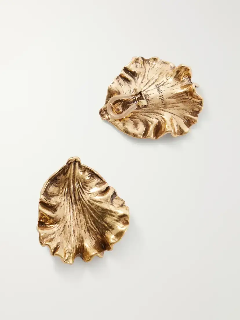 Cult Gaia Iris Gold-tone Earrings | Thumbnail 3 Cult Gaia Iris Gold-tone Earrings | Thumbnail 3
