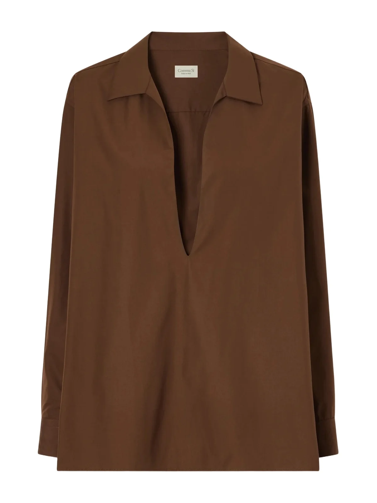 Comme Si Cotton-poplin Shirt