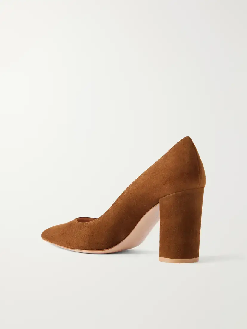 Gianvito Rossi Piper 85 Suede Pumps | Thumbnail 3