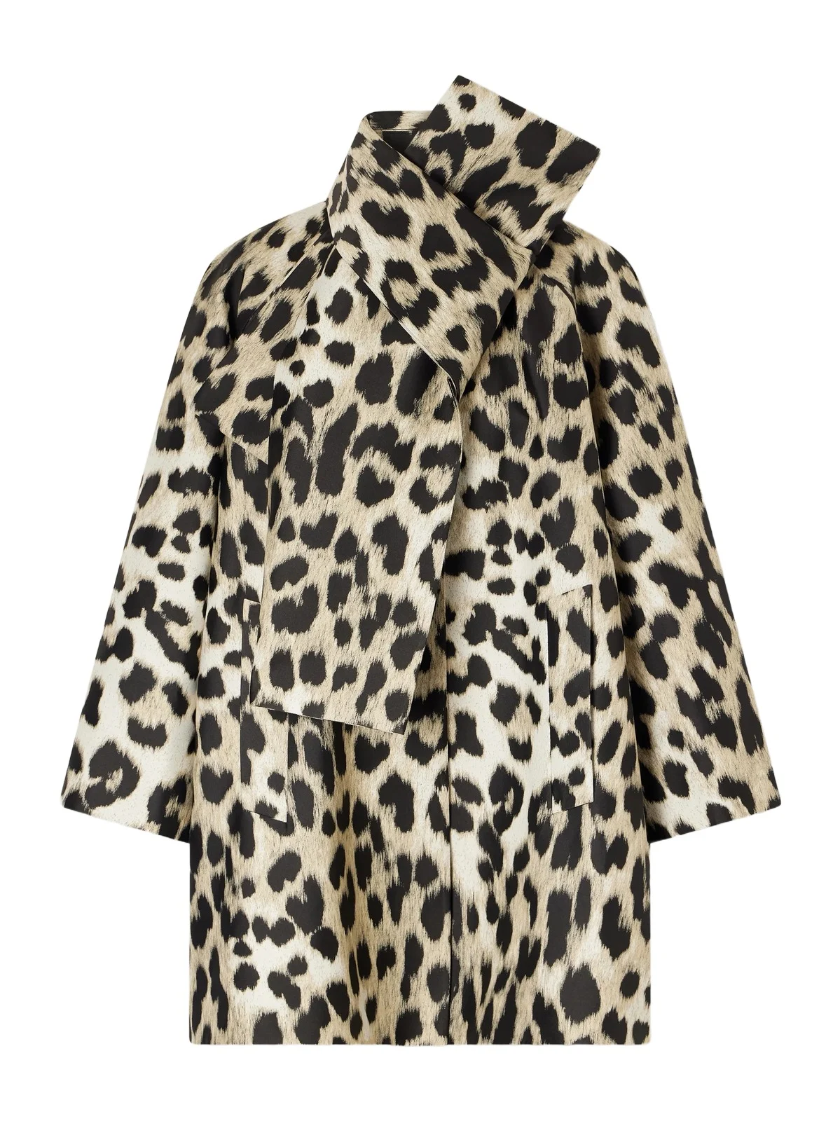 Givenchy Cocoon Leopard-print Jacquard Coat