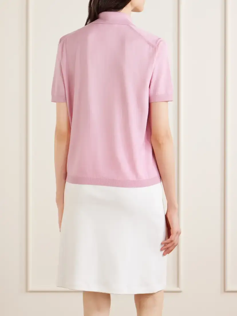 Jil Sander Wool Polo Shirt | Thumbnail 3 Jil Sander Wool Polo Shirt | Thumbnail 3
