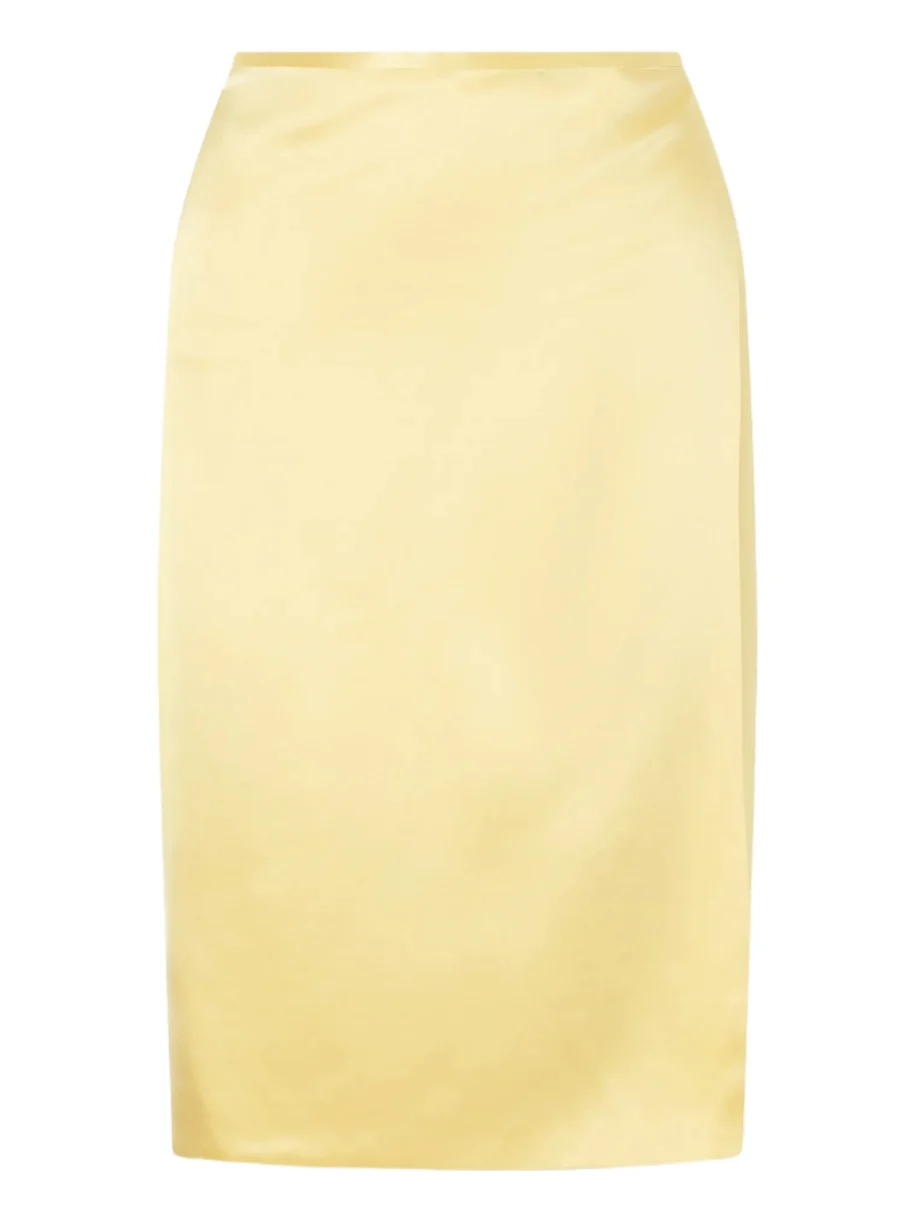 Aflalo Rixa Satin Wrap Midi Skirt