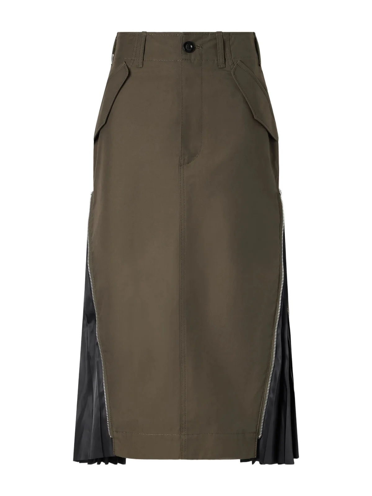 Weather Cotton-twill Midi Skirt Weather Cotton-twill Midi Skirt