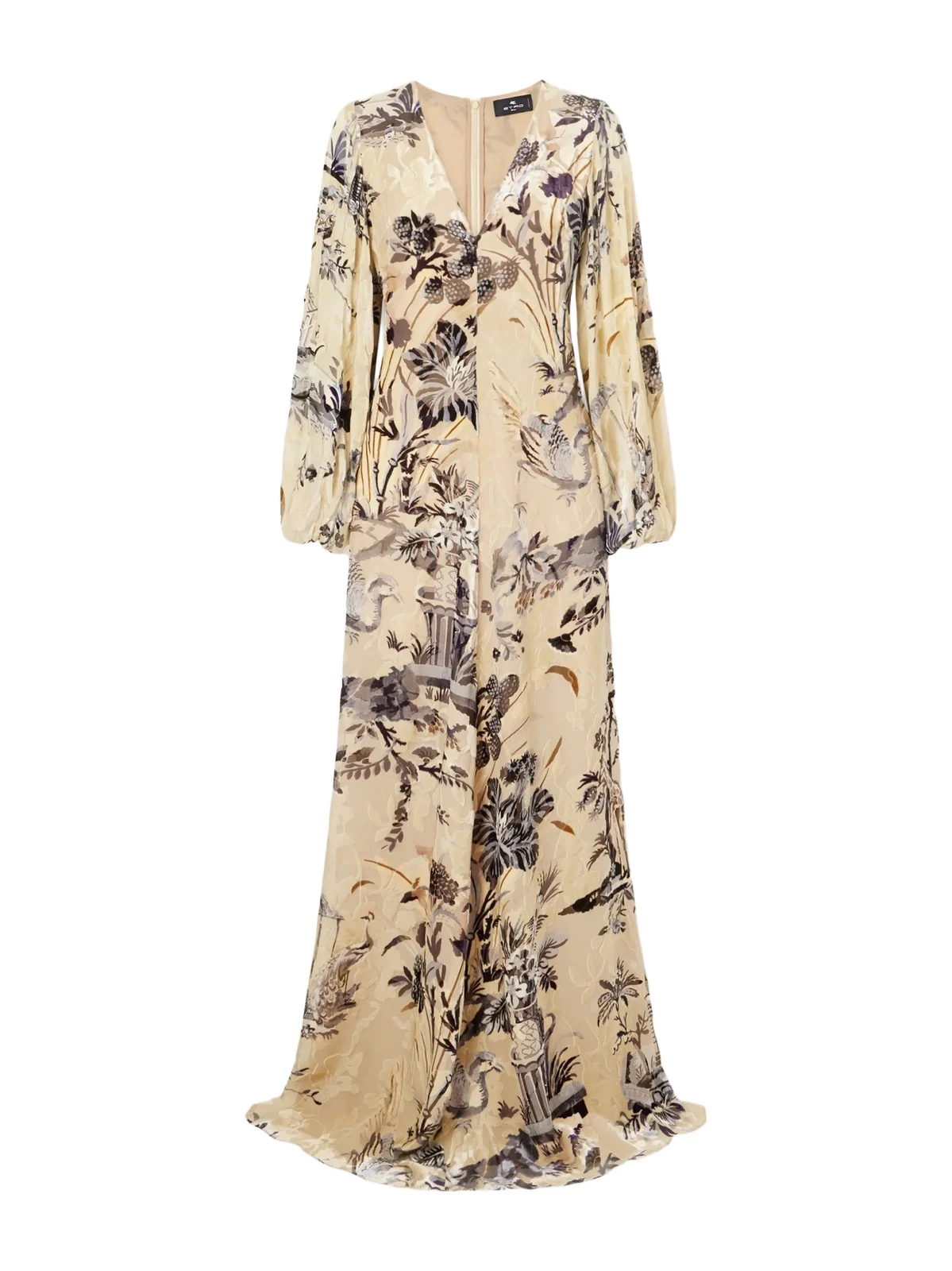 Printed Floral-jacquard Maxi Dress Printed Floral-jacquard Maxi Dress
